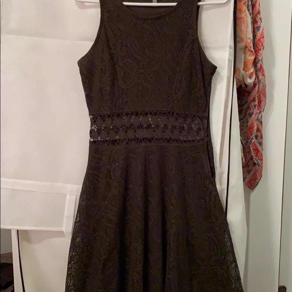 Lace Fit and Flare Dress
